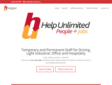 Tablet Screenshot of helpunlimited.ca